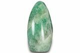 Free-Standing, Polished Green Fluorite - Madagascar #304783-2